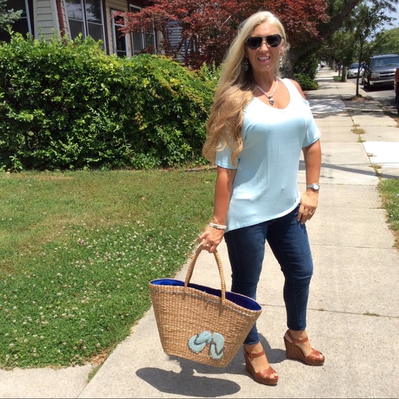 CHRISTIAN LOUBOUTIN Tan Leather Wedge Sandals 37.5 - Picture 10 of 11